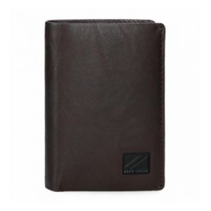 Pepe Jeans Pour homme. Portefeuille vertical Chief en cuir avec porte-