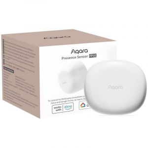 Capteur de présence Aqara FP1E compatible avec HomeKit/Alexa/Google Home/SmartThings Blanc