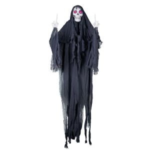 Ruedelafete Squelette zombie suspendu 170 cm