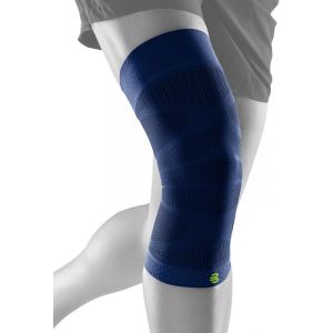 Bauerfeind Sports Compression Knee Supports, bleu L Manchettes & jambi&egrave;res running