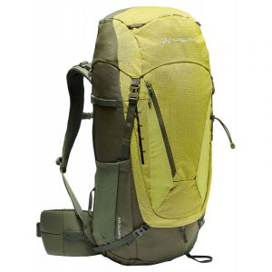 Vaude Asymmetric 42+8 - Sac à dos de montagne taille 42 + 8 l, vert olive/jaune