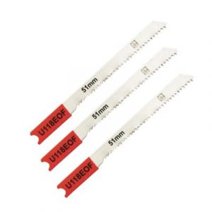 Universal Lame de scie sauteuse U courbe propre Métal, 3 pièces