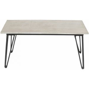 Image de Bloomingville Table basse en métal et ciment ICONIC - Gris