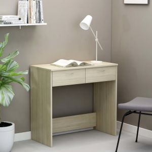 VidaXL Bureau Chêne Sonoma 80x40x75 cm Aggloméré