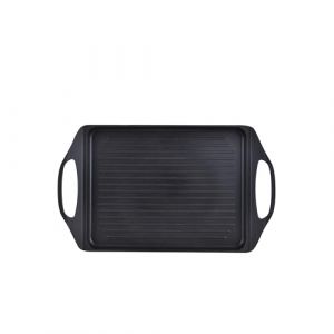San Ignacio Plancha de cuisine compacte 34 x 26 cm acier noir acier inoxydable aluminium