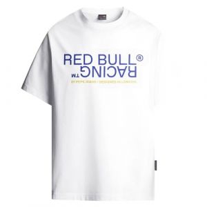 Red Bull T-shirt x Pepe Jeans Graphic Reflect manches courte blanc bleu jaune - L