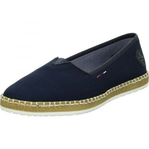 Rieker M2278, Mocassin Femme, Bleu, 39 EU