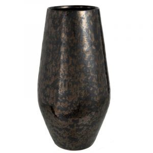 Vase Déco en Céramique "Smokey" 47cm Noir Prix