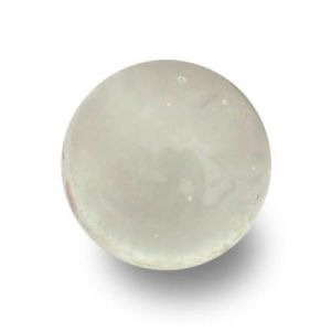 1 Grande Bille Elégance couleur Cristal Billes Verre 60 mm