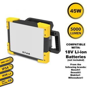 Lampe de travail - STAK - X-BLAST PRO - 5000 lm - 45W - Compatible 18V