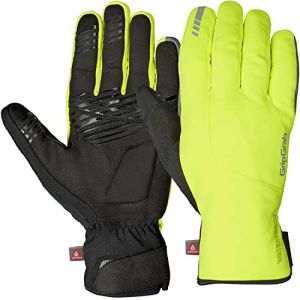 GripGrab Polaris 2 Gants d'hiver imperm&eacute;ables, jaune XS Gants v&eacute;lo de route