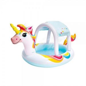 Pataugeoire gonflable pour enfants Inte Licorne 130 L 254 132 109 cm