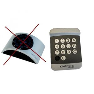 King Gates Clavier &agrave; code Novo Digy - 4 canaux - 433,92 MHz - Garantie 2 ans - IP 54