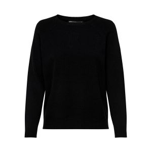 Only NOS Onllesly Kings L/s Pullover KNT Noos Pull, Noir (Black Black), Medium Femme