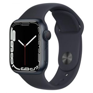 Image de Apple Watch Series 7 GPS Aluminium Minuit Sport Band 41 mm