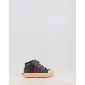 Victoria Baskets à rayures effet cuir et élastique bébé garçon Tribu