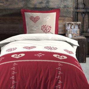LOVELY CASA Parure De Lit Style Montagne Chaleureuse
