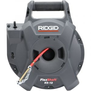 Ridgid Tambour nettoyage tubes flexshaft k9-12 lspirale 1 pi&egrave;ce(s) tambour nettoyage tubes flexshaft k9-12 lspirale 9,1 m