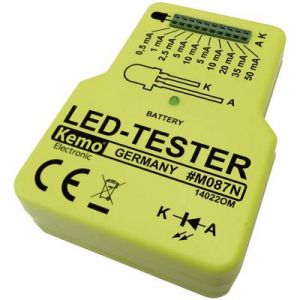 Kemo Testeur LED kit monté M087N 9 V/DC 1 pc(s)