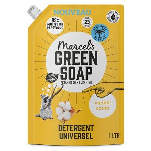 Marcel's Green Soap Lessive Liquide Coton & Vanille Recharge