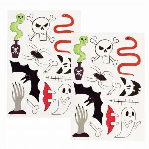 Tatouage enfant Rex London temporaires Effrayant (x2)