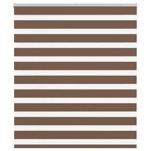 VidaXL Store Zèbre Marron 125x150cm Largeur Du Tissu 120,9cm Polyester