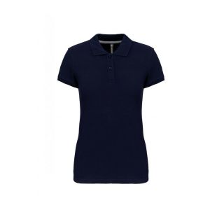 Kariban Polo de travail femme 100% coton Bleu Marine 3XL