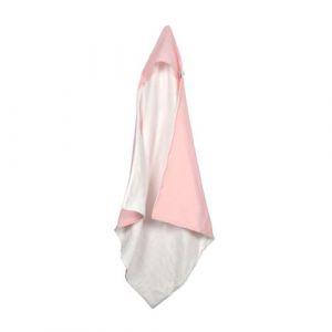 Bébé Douceur - Cape de bain en gaze de coton - Rose