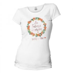 T-SHIRT COTON CINTRÉ EVJF FUTURE MARIÉE FEMME