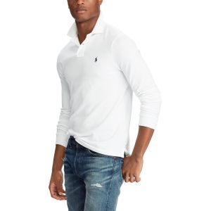 Ralph Lauren Polo droit custom fit manches longues Blanc - Taille L;S;XL;2XL