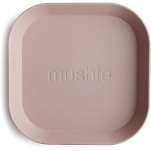 Lot de 2 assiettes carrées Blush