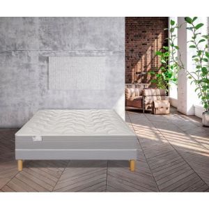 Simmons Ensemble L INDISPENSABLE matelas H26 ressorts, sommier