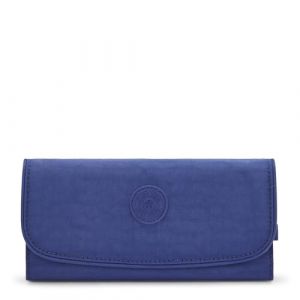 Kipling Money Land Grand Portefeuille, Ocean Blue (Bleu)