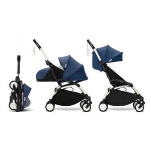 Stokke Poussette YOYO 3 Pack 0+ et 6+ Air France / Cadre Blanc
