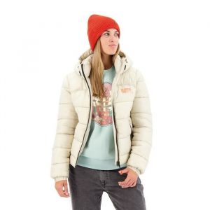 Superdry Veste Bomber Sports Puffer - Pelican Beige - Femme