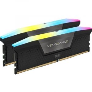 Corsair Vengeance RGB DDR5 - 32 Go (2 x16 Go) Noir - 6000 MHz - CL36