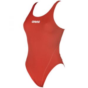 Arena Solid swim tech high red white maillot natation femme 1 piece 32