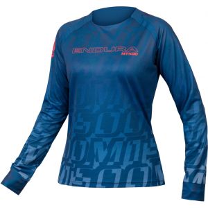 Image de Endura MT500 Print LTD Sweat à manches longues Femme, bleu S Maillots downhill & freeride