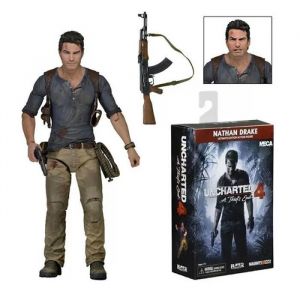 Figurine Uncharted 4 Nathan Drake jeux vidéo figure personnage aventure Nate AVEC BOITE