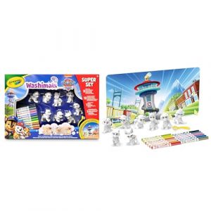 Crayola Dessin et coloriage enfant Washimals Super Set Paw Patrol Pat' Patrouille