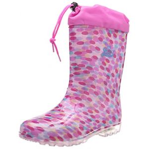 Lico Power Blinky, Bottes & Bottines de Pluie Fille, Rose (Pink/Rosa/Türkis Pink/Rosa/Türkis), 27 EU