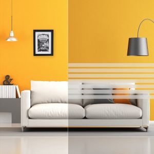 Image de Film decoratif fenetre &agrave; bandes d&eacute;polies 25-10 mm