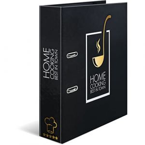 Herma CLASSEUR NOIR P. RECETTES HOME COOKING DIN A4 19668