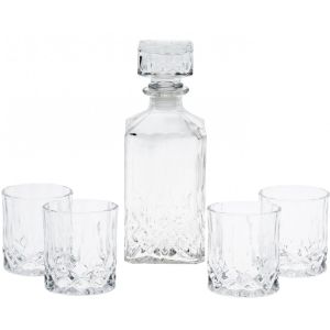 Image de Wadiga Carafe à whisky 900ml et 4 verres