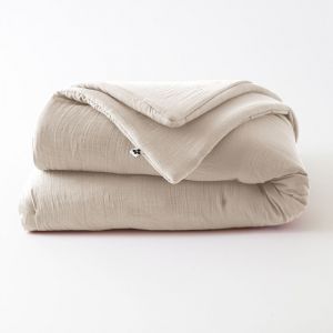 Dredon 180 x 240 cm - Double Gaze de Coton 125 gr/m² - Uni Gaïa Pampa
