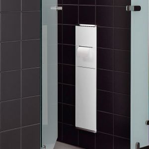 Keuco Plan Integral Module WC, avec porte-brosse et brosse WC, avec porte-papier toilette et porte-rouleaux de papier toilette, 44964015101,