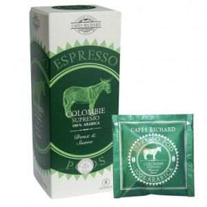 Caf&eacute;s Richard Caf&eacute; Colombie pods ESE &eacute;tui x25