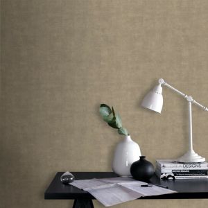 WOW Toys Papier peint intissé Béton Crépi Grainé 1005 x 52cm Taupe