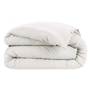 Dock Avenue - Housse de couette flanelle 100% coton 140 x 200 cm candice coloris Neige