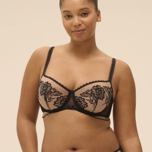 Soutien-gorge corbeille - Light Tatoo noir